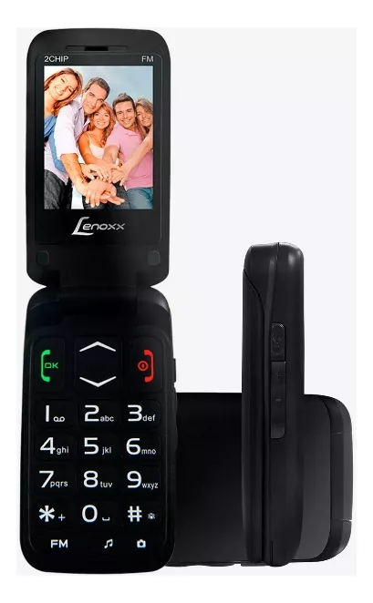 Celular Flip Lenoxx CX-908 Dual SIM 32 MB preto
